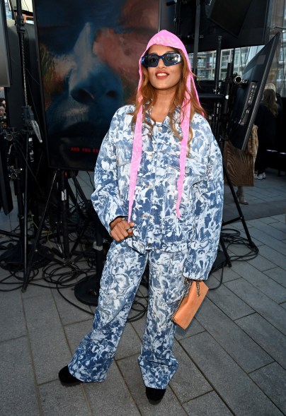 M.I.A. attends the Stella McCartney show during Paris Fashion Week on March 4, 2024.