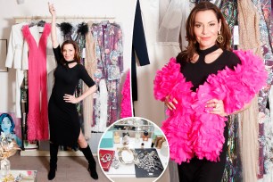 Luann de Lesseps and her closet