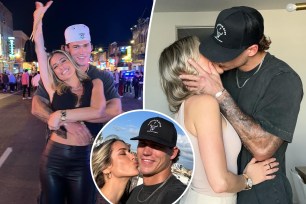 Kristin Cavallari and Mark Estes showing PDA.