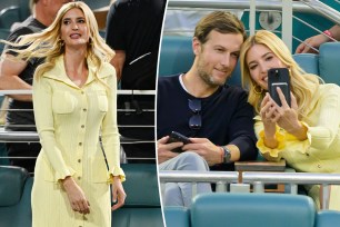 Ivanka Trump and Jared Kushner at the Miami Open.