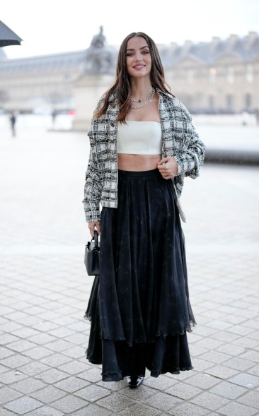 Ana de Armas attends the Louis Vuitton show during Paris Fashion Week on March 5, 2024.