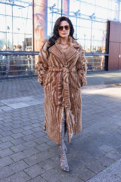 Ashley Graham attends the Stella McCartney show during Paris Fashion Week on March 4, 2024.