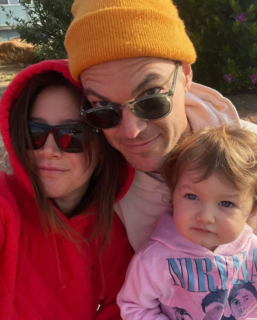 Ashley Tisdale, Christopher French and daughter