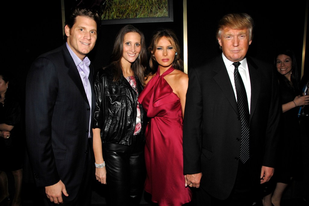 Donald Trump and Melania Trump with Stephanie Winston Wolkoff and her husband.