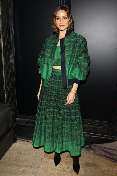 Olivia Palermo attends the Elie Saab show during Paris Fashion Week on March 2, 2024.