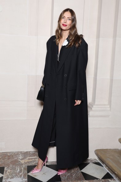 Maria Sharapova attends the Valentino show during Paris Fashion Week on March 3, 2024.