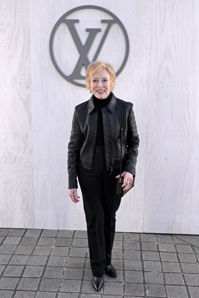 Holland Taylor attends the Louis Vuitton show during Paris Fashion Week on March 5, 2024.