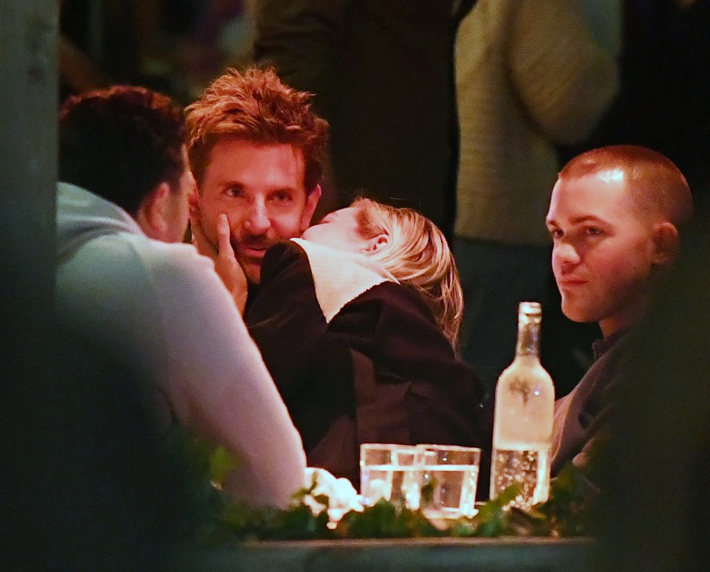 Gigi Hadid and Bradley Cooper at Via Carota. 