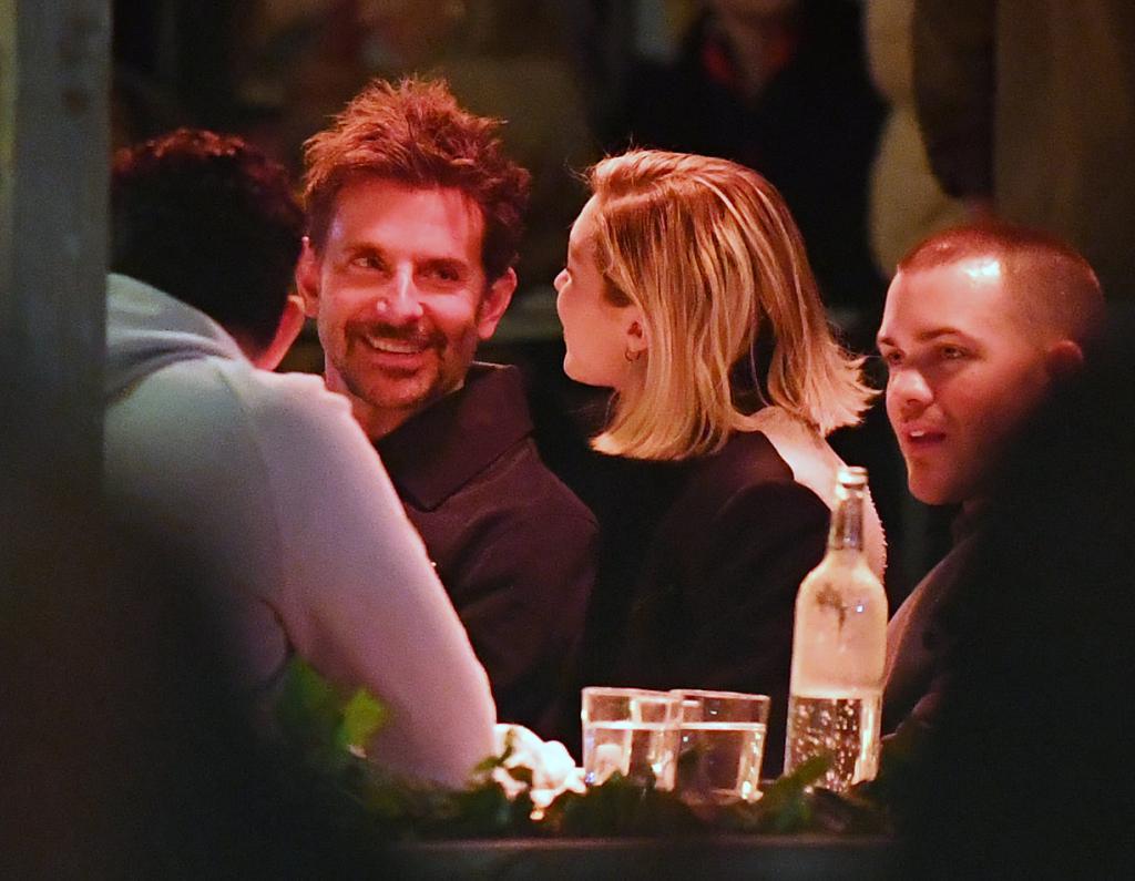 Gigi Hadid and Bradley Cooper at Via Carota. 