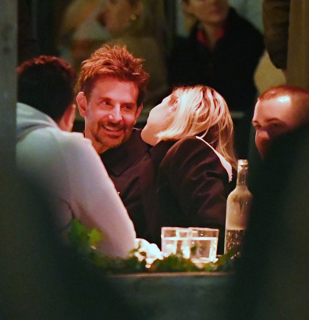 Gigi Hadid and Bradley Cooper at Via Carota. 