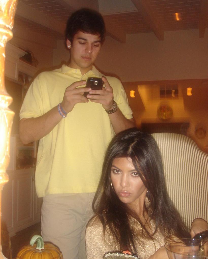 Kourtney and Rob Kardashian 