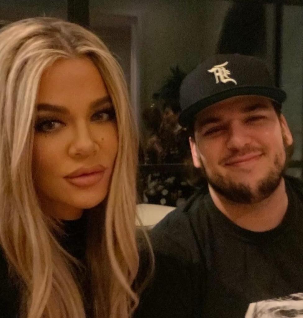 Khloe and Rob Kardashian 