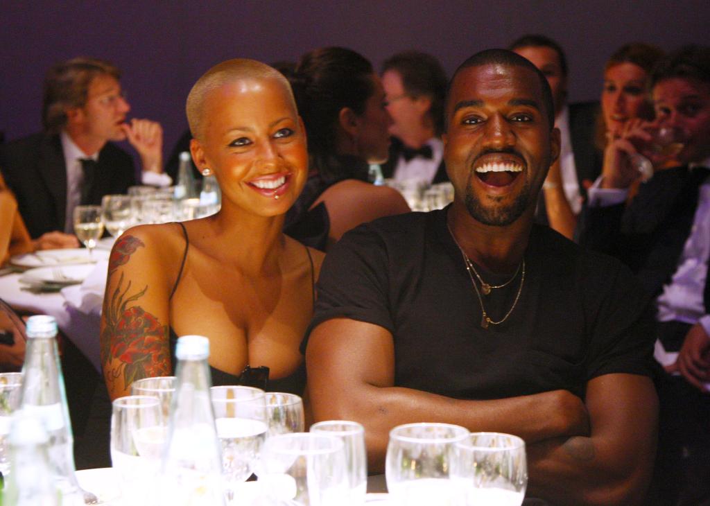 Amber Rose and Kanye West