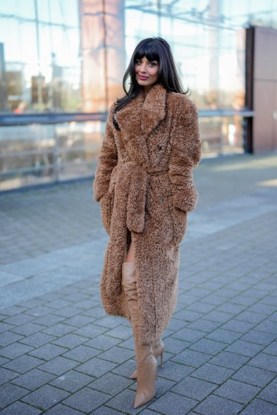 Jameela Jamil attends the Stella McCartney show during Paris Fashion Week on March 4, 2024.