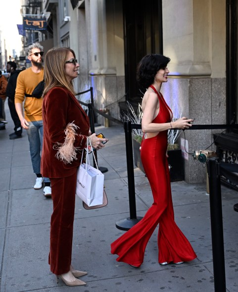 Jill Zarin and Julia Hart spotted at Slate Bar in NYC filming their new reality show.