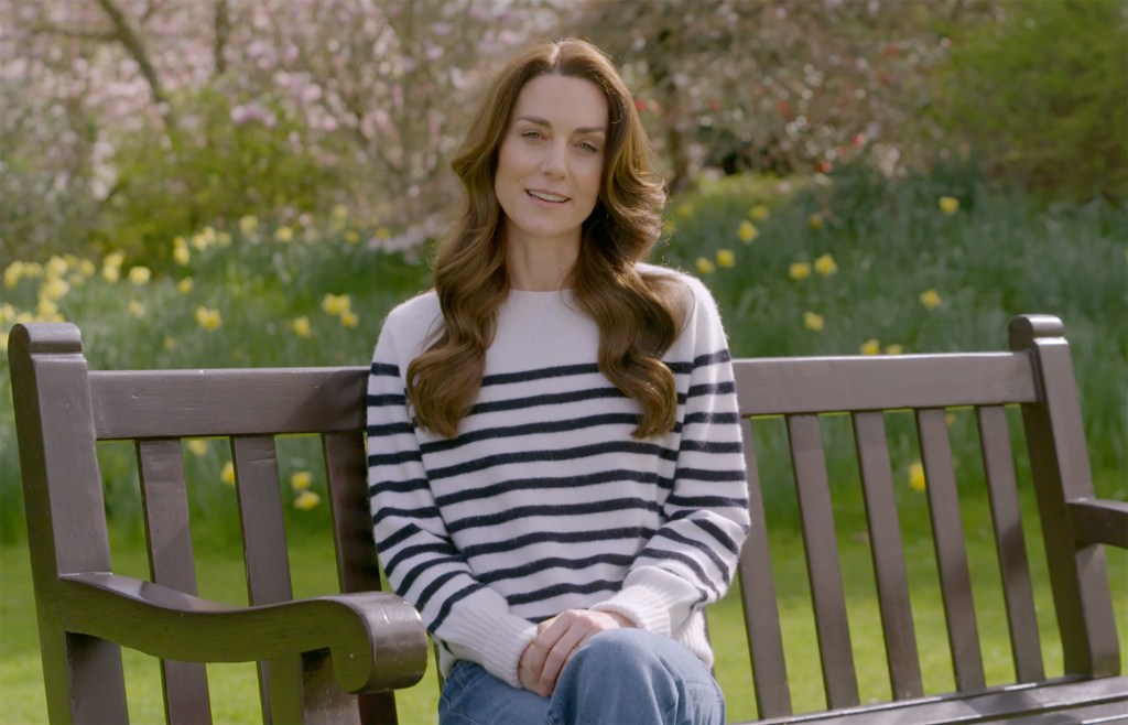 Kate Middleton address people in a video message released Friday to reveal she has cancer and is undergoing chemotherapy.