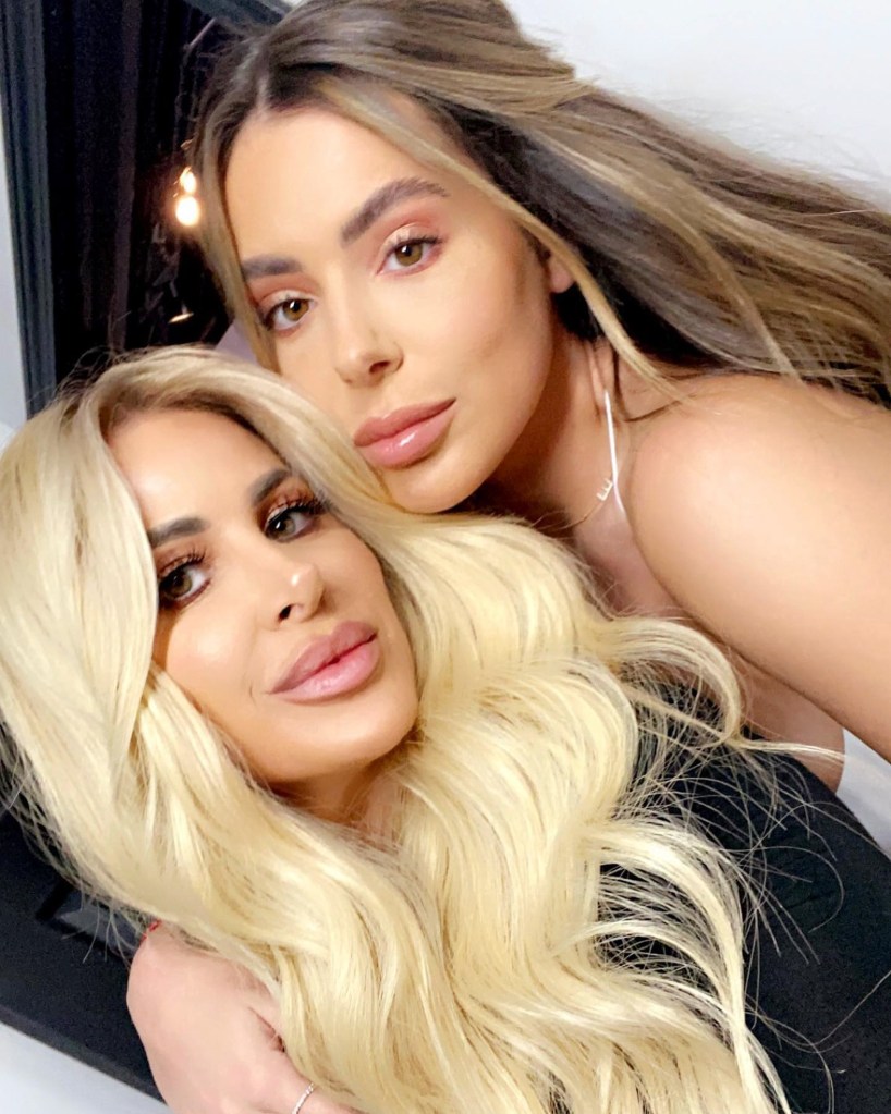 Kim Zolciak, Brielle Biermann selfie