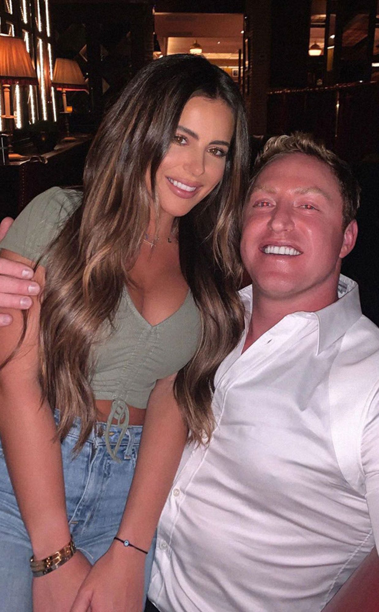 Brielle and her adoptive father Kroy Biermann.