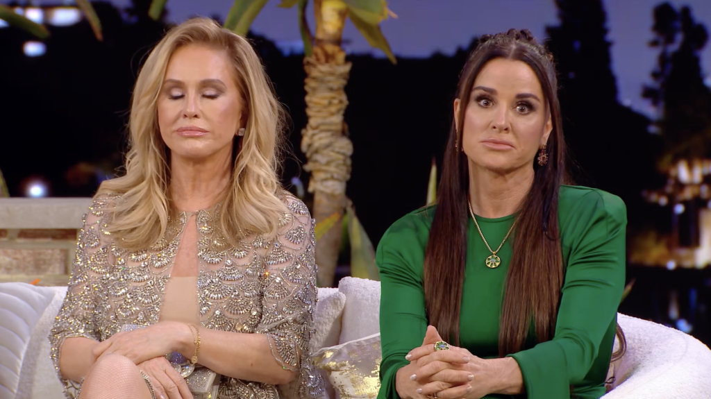 Kyle Richards and Kathy Hilton on "The Real Housewives of Beverly Hills" Season 13 reunion