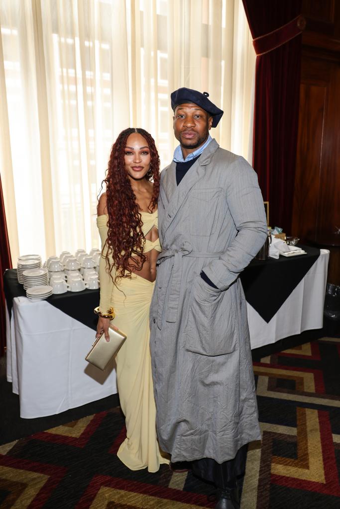 Jonathan Majors and Meagan Good