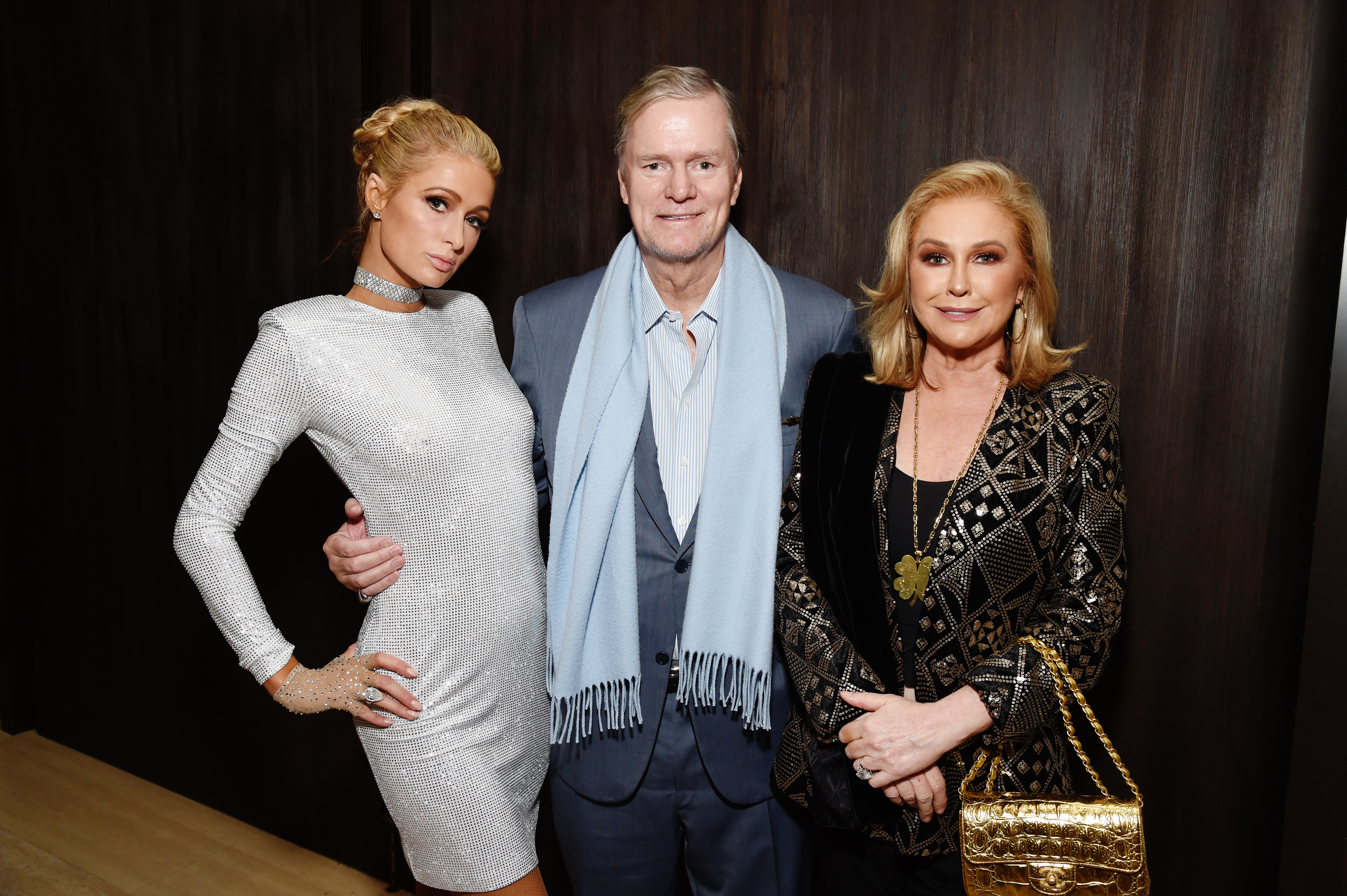 Paris Hilton, Richard Hilton and Kathy Hilton 