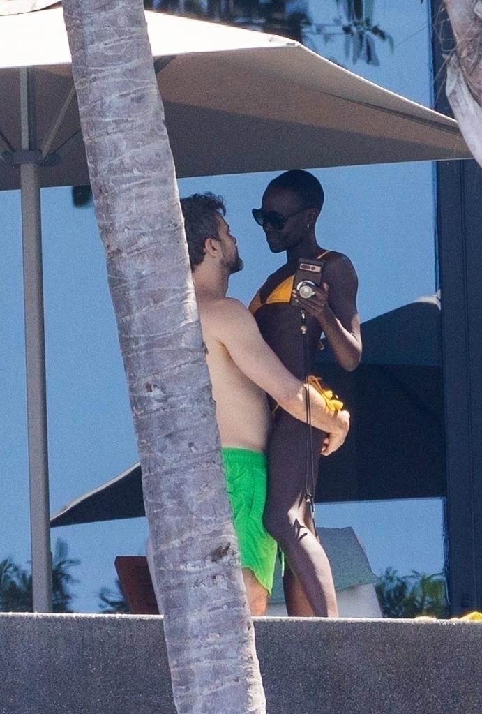 Joshua Jackson and Lupita Nyong’o  PDA.