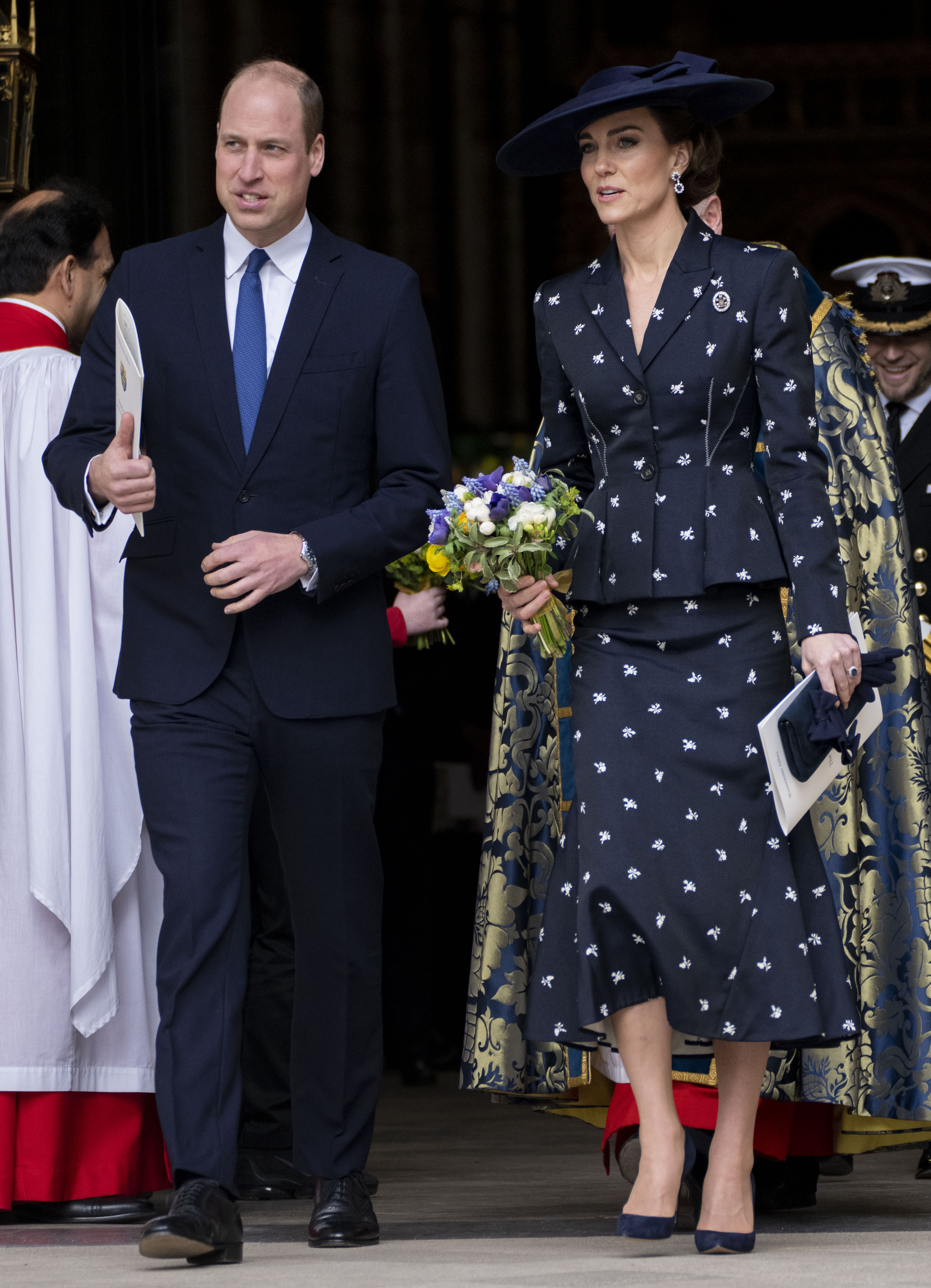 Prince William and Kate Middleton walking