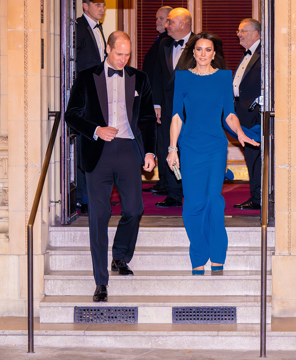 prince william and kate middleton walking down steps