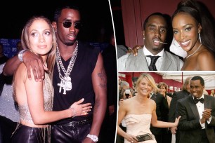 Sean "Diddy" Combs, Jennifer Lopez, Naomi Campbell and Cameron Diaz