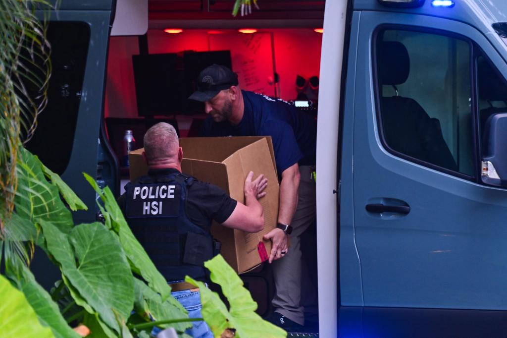 Homeland security raids Diddy's home