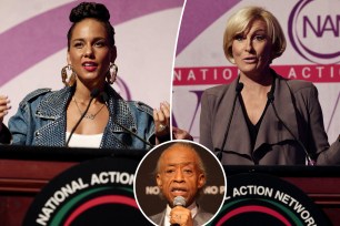 Alicia Keys, Mika Brzenziski, Al Sharpton