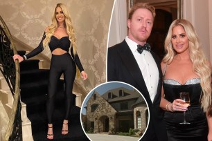 Kim Zolciak and Kroy Biermann split image.