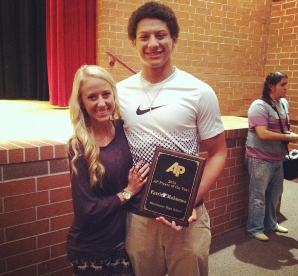 Brittany and Patrick Mahomes 