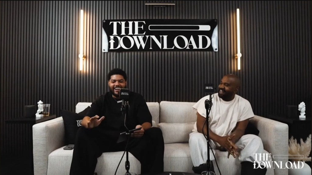 Kanye West on "The Download" podcast.