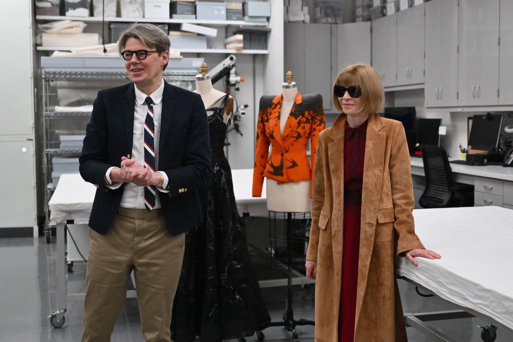 Anna Wintour and Andrew Bolton