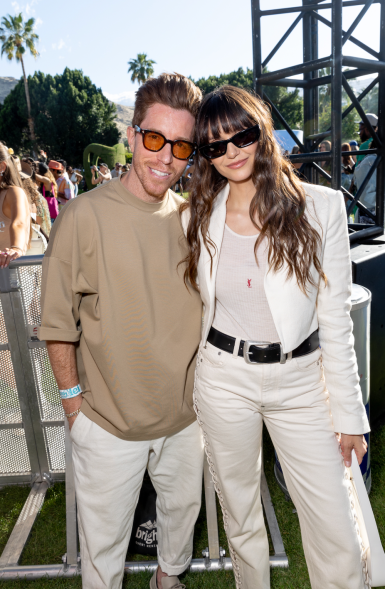 Nina Dobrev and Shaun White attend