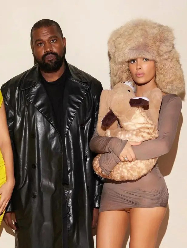 Kanye West and Bianca Censori.