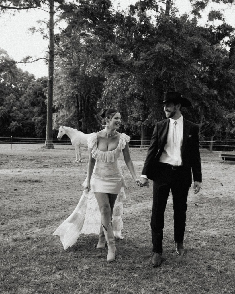 Nick Viall and Natalie Joy at their wedding welcome party