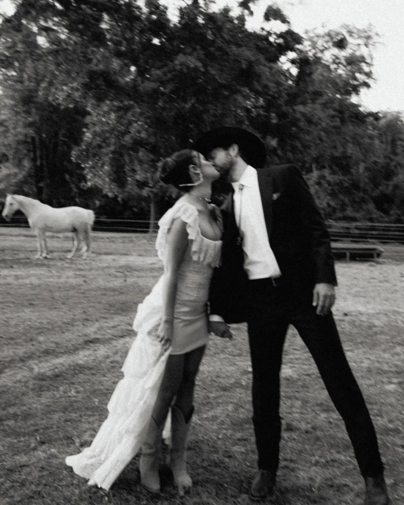 Nick Viall and Natalie Joy at their wedding welcome party