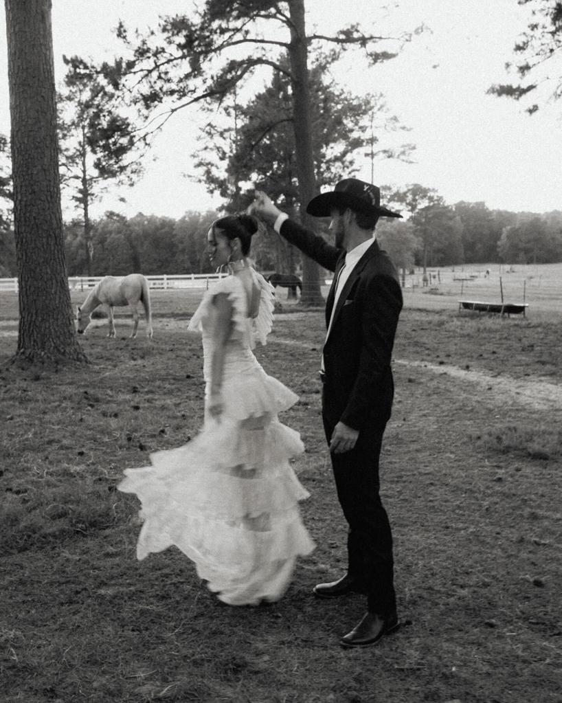 Nick Viall and Natalie Joy at their wedding welcome party