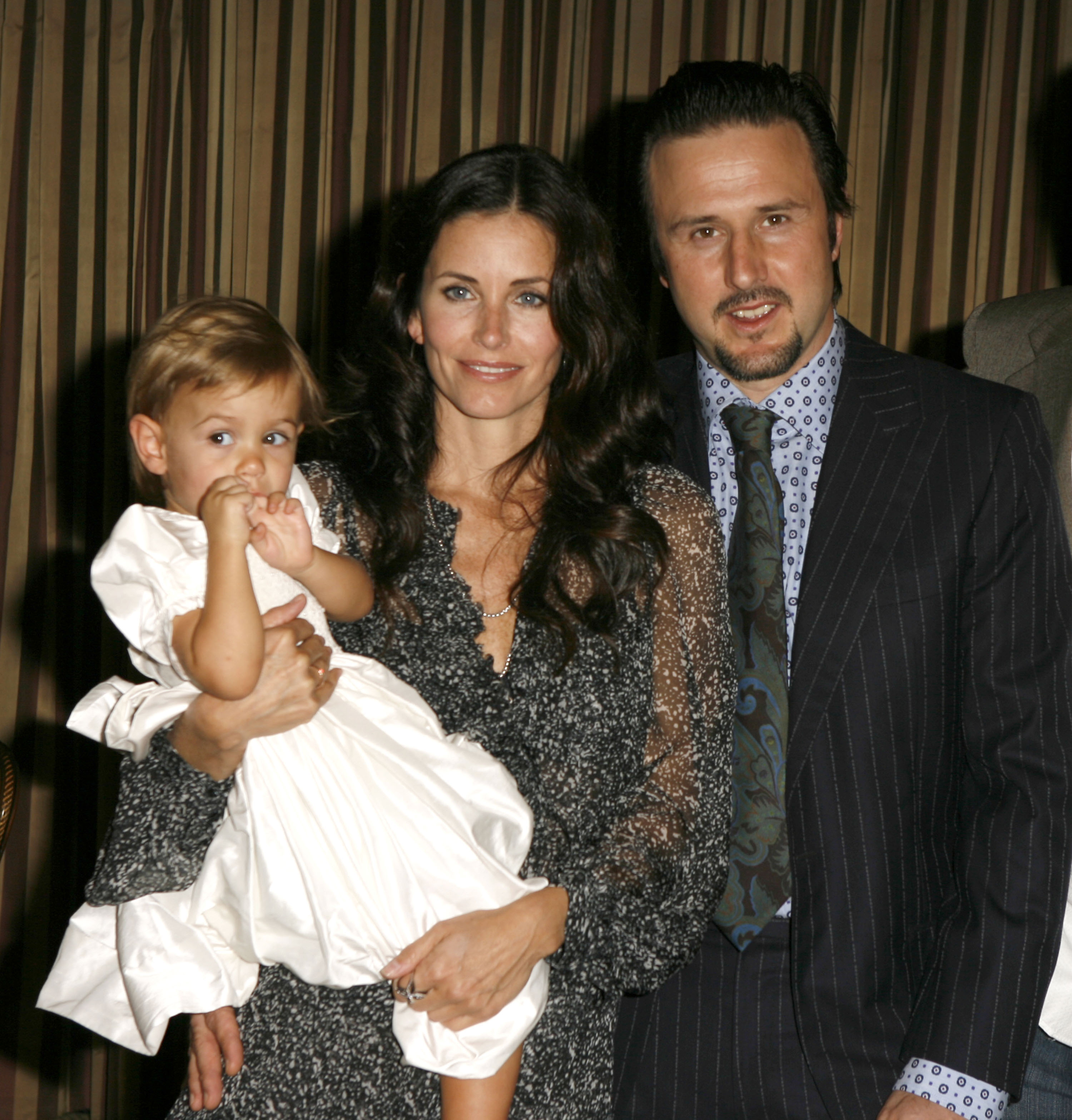 Coco Arquette, Courteney Cox Arquette and David Arquette