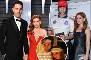 Sacha Baron Cohen Isla fisher divorce