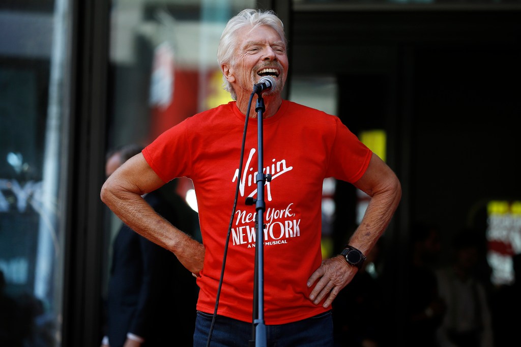 Richard Branson in New York City. 