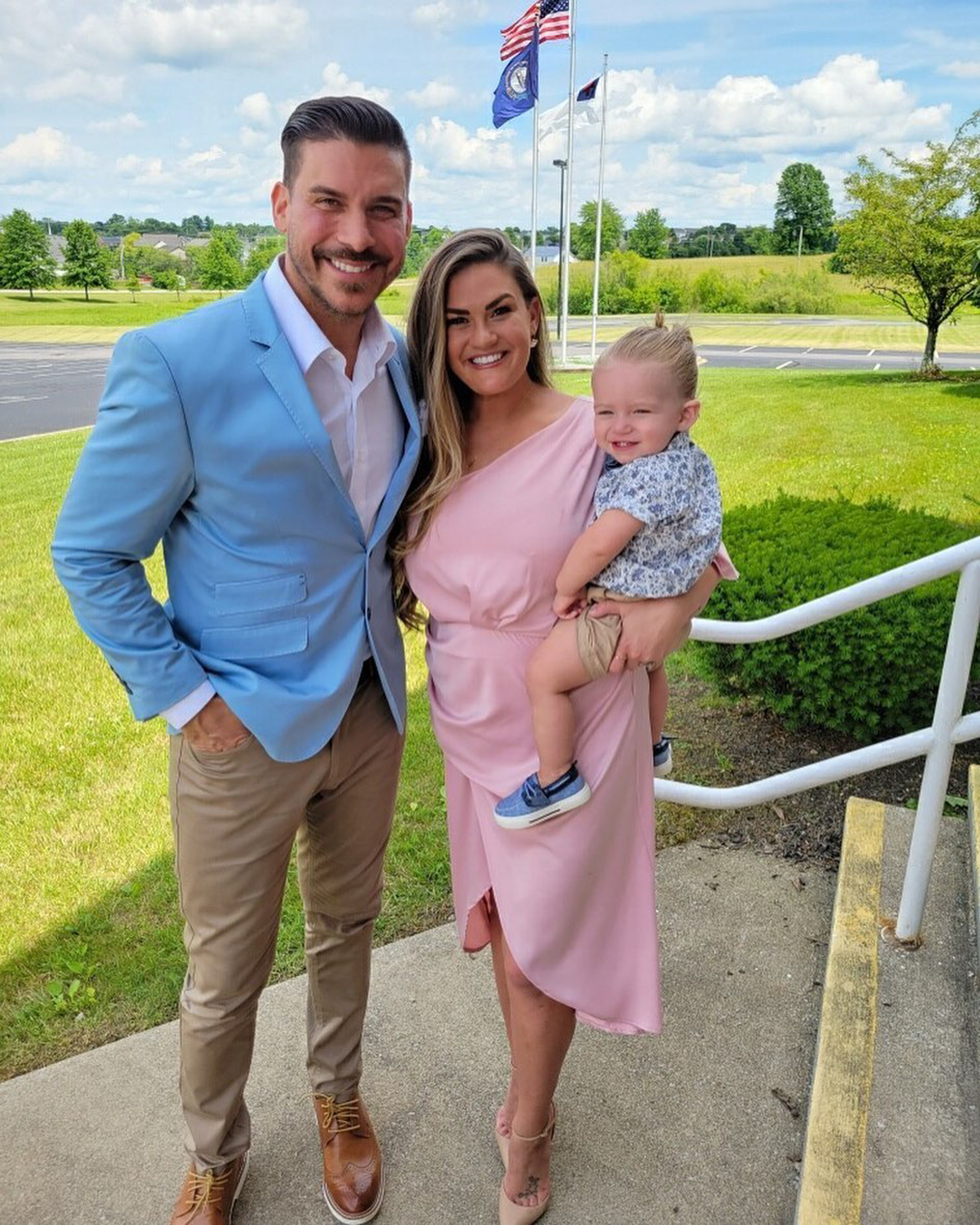 Jax Taylor and Brittany Cartwright with their son