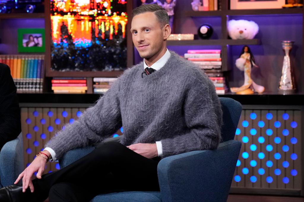 Fraser Olender sitting on "WWHL"