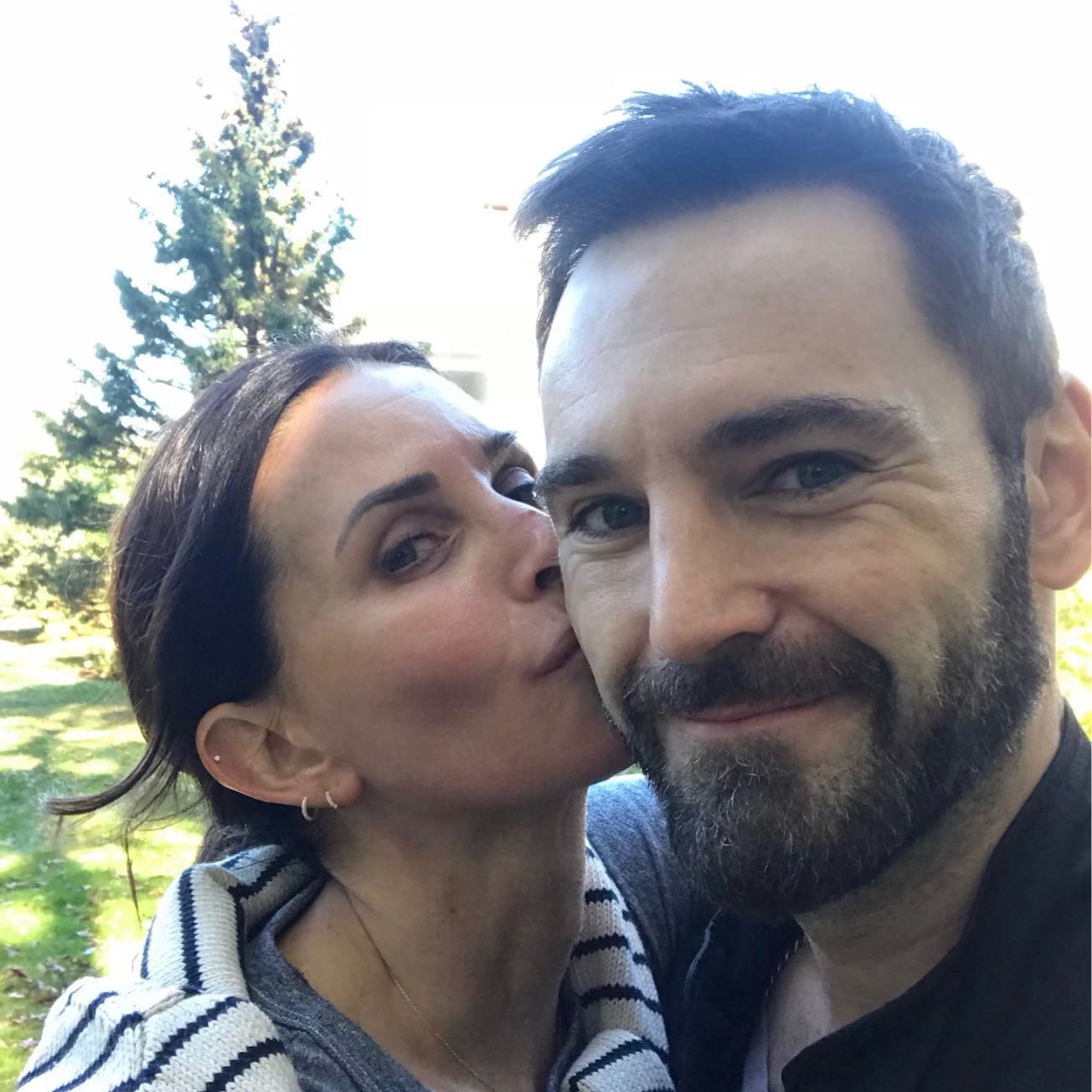 Courteney Cox and Johnny McDaid