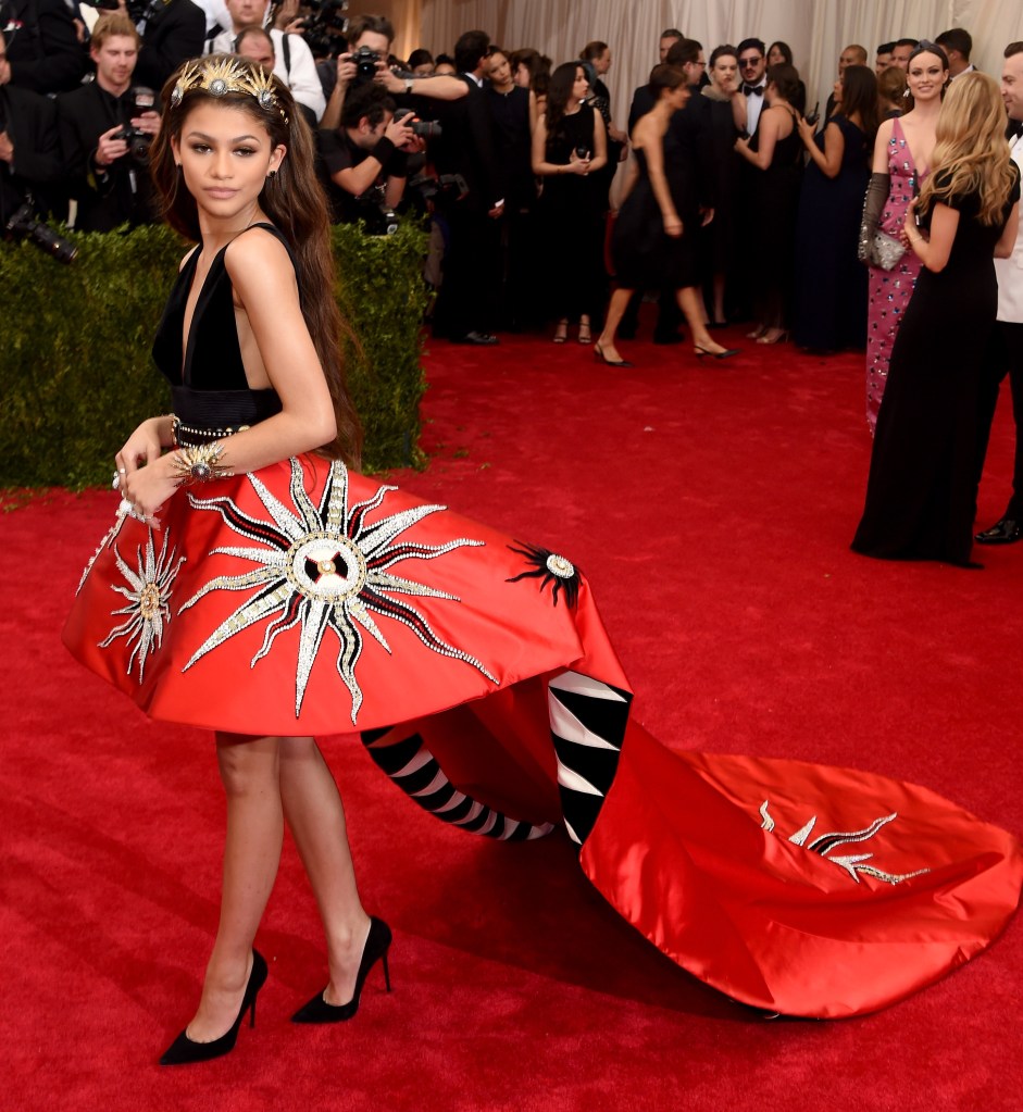 Zendaya at the Met Gala 2015