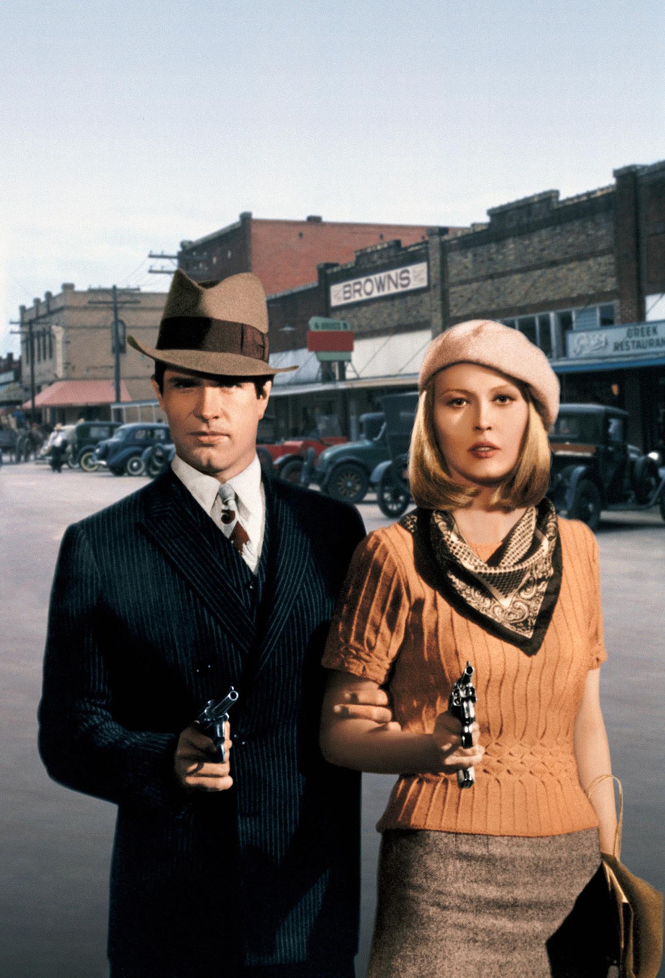 Faye Dunaway and Warren Beatty in "Bonnie and Clyde."