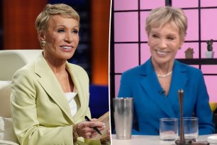 Barbara Corcoran Shark Tank/ Page Six studio