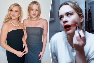 Ava Phillippe and Reese Witherspoon with Ava in a TikTok.